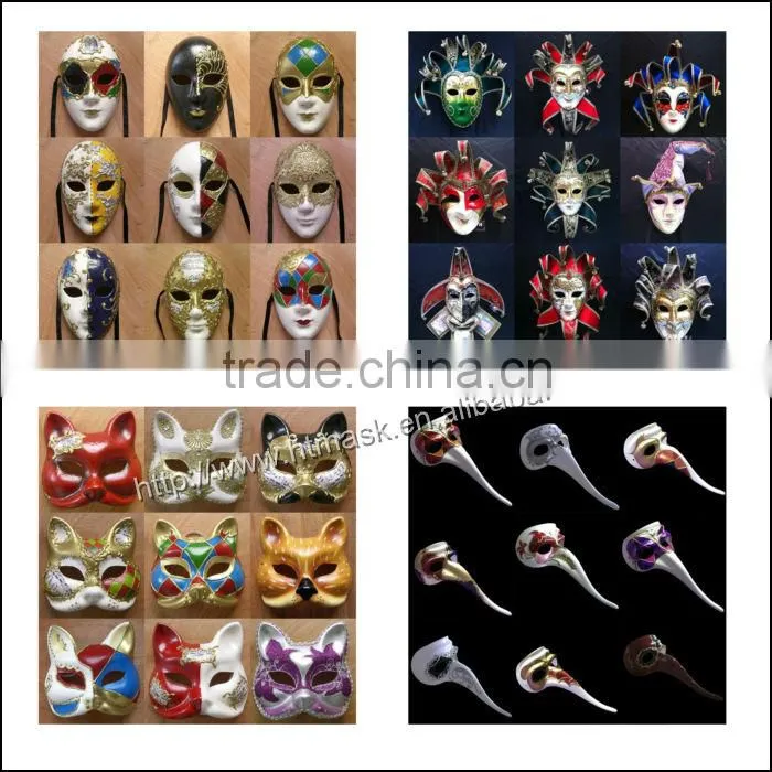 High quality Rhinestone handmade half face artificial fabric flower