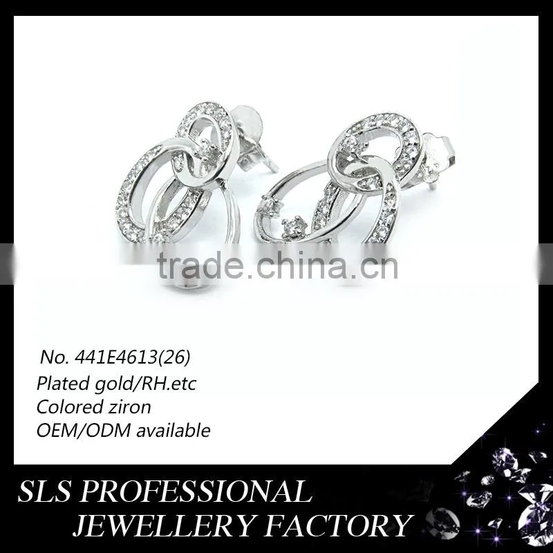 Jewelry wholesale thailand earring set for women's earring earbuds ,925 silver earring happy back earring backs