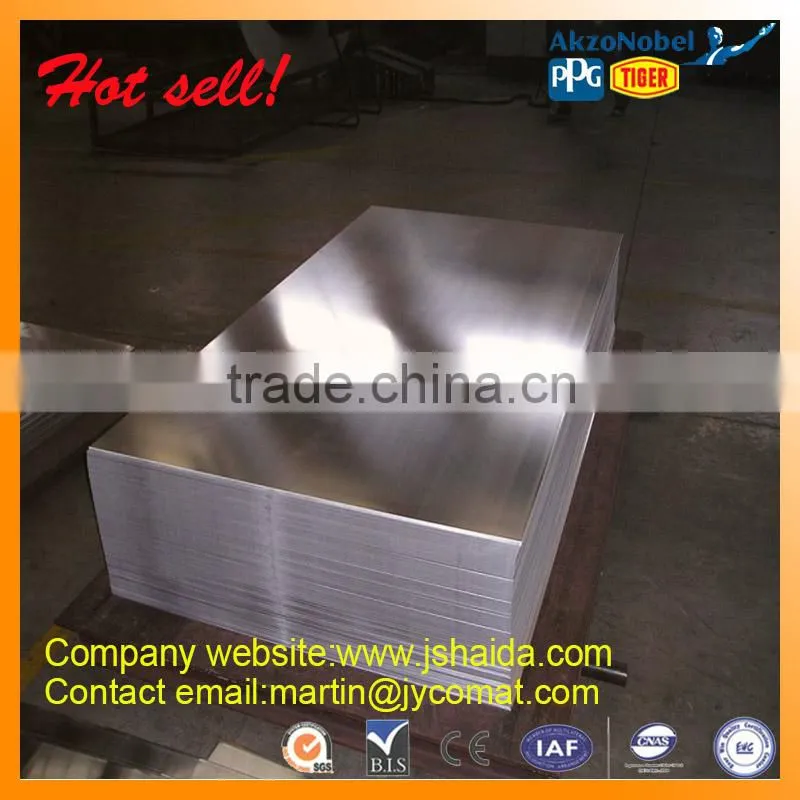 Aluminium sheet processed