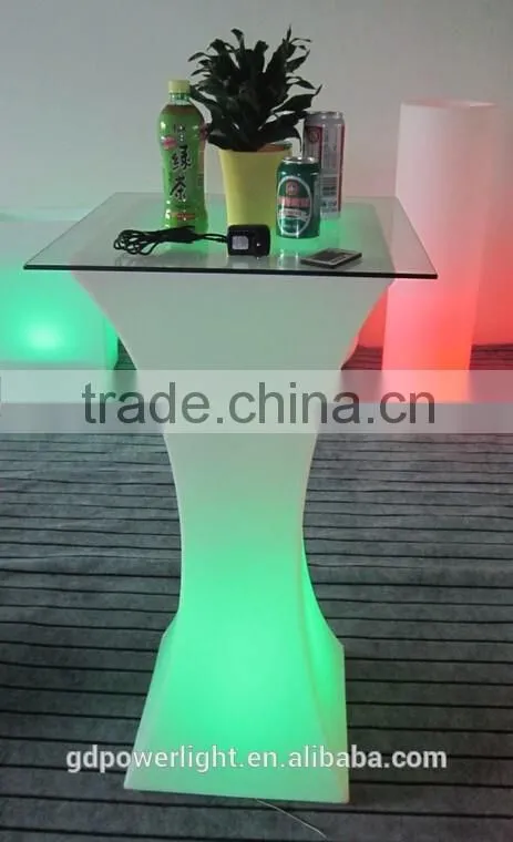 PE Plastic Bar Table with LED light & remote control YXF-4511