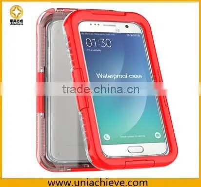 For Samsung S7 silicone case waterproof gray color