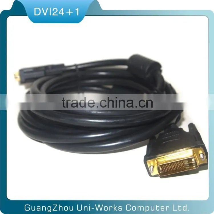 high quality dual link 24+1DVI male to male projet cable