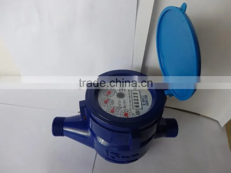 Plastic water meter in ABS material with high quality