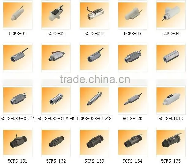 copper screw thread gas liquid magnetic flow switch sensor 5CFS-DN15T