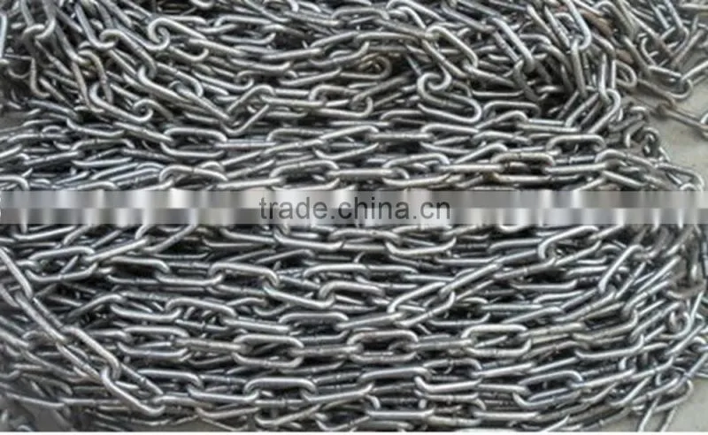 Wholesale anchor chain connecting link double link chain heavy iron chains