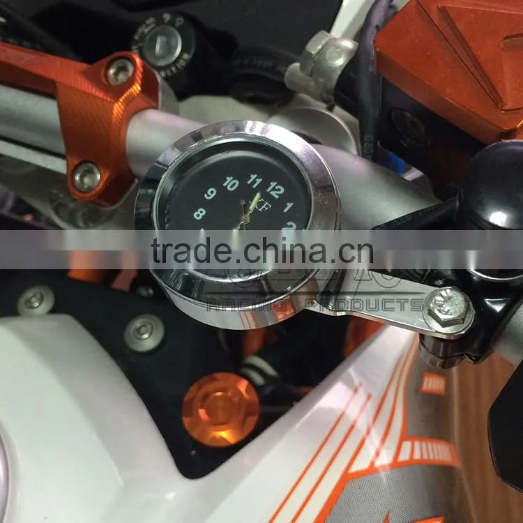 BJ-HBW-009 Manufacturer Special Design Universal Waterproof Chrome Motorbike Motorcycle Handlebar Watch