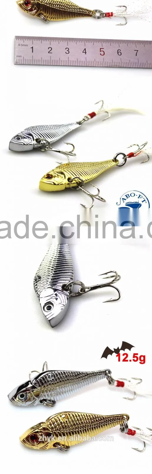 2016 wholesale price newest fast sink 5cm 12.5g VIB flash fishing bait