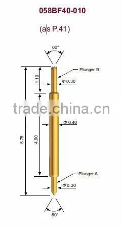semiconductor probe pin and ic test socket for bga rework station