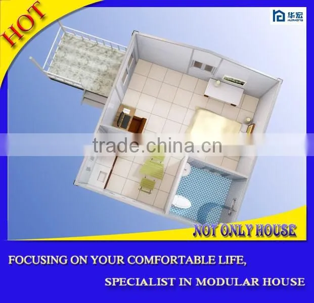 mobile home with security doors and steel chassis against humidity moisture and insects waterproof flooring