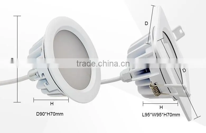 Mini LED Lighting 3W 5W 7W LED Light IP65 Waterproof Bathroom LED Downlight