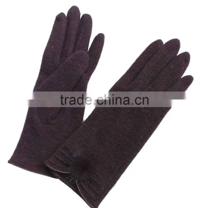 sheep wool hand glove