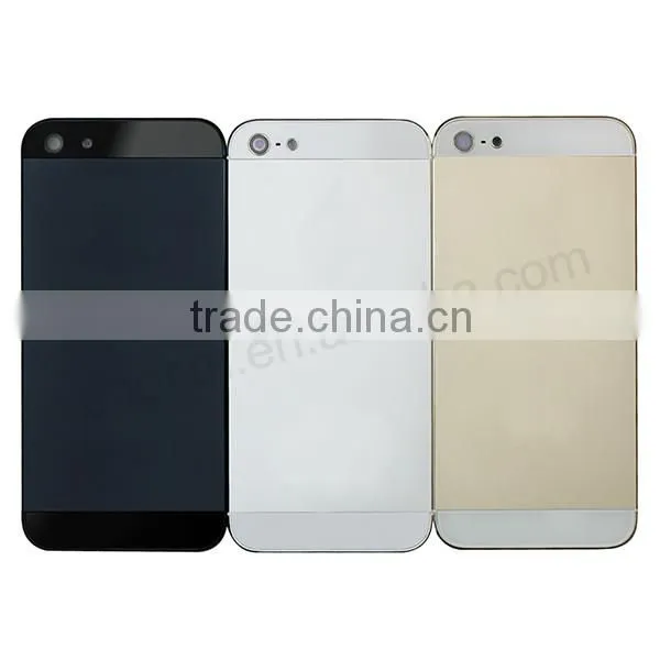 Alibaba Trade Assurance original for iphone 5 gold body,full housing kit for iphone 5
