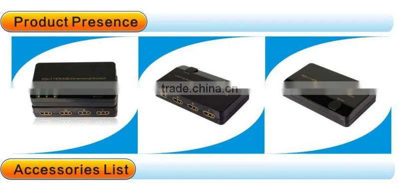 3x1 or 1x3 HDMI Bi-Directional Switch