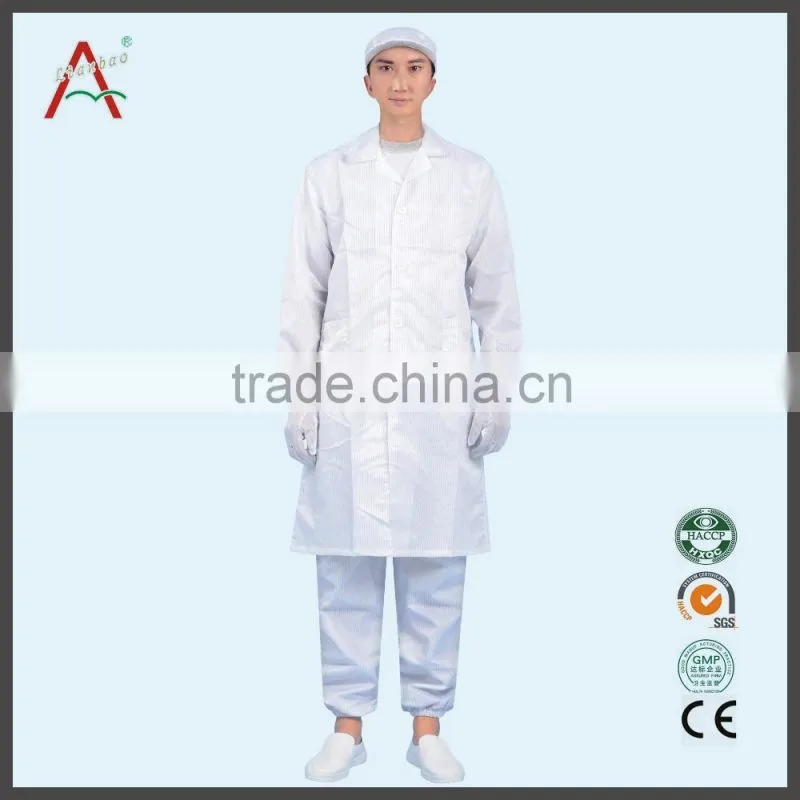 Unisex Long Sleeve ESD Lab Coats