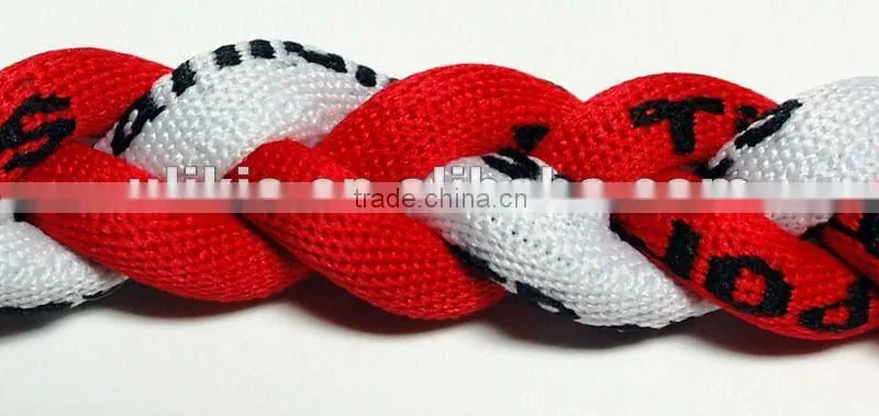 Tripe braided titanium sports necklace tri braideed sports necklace