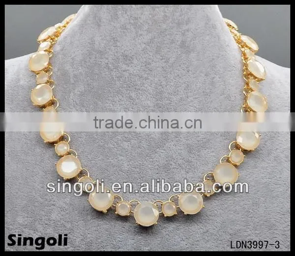 Faceted cone necklace grass green necklace Necklace 2014 wholesale alili express fashion necklace jewelry