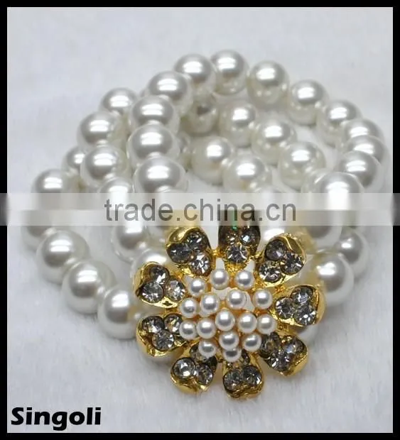 Leopard print Horse hair bracelet round silver chain Lobster clasp 2014 wholesale alili express fashion bracelet jewelry