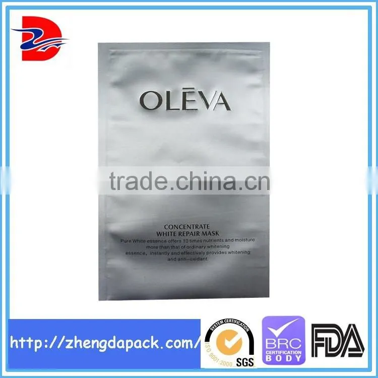 3 side seal food packaging bag for pack snack