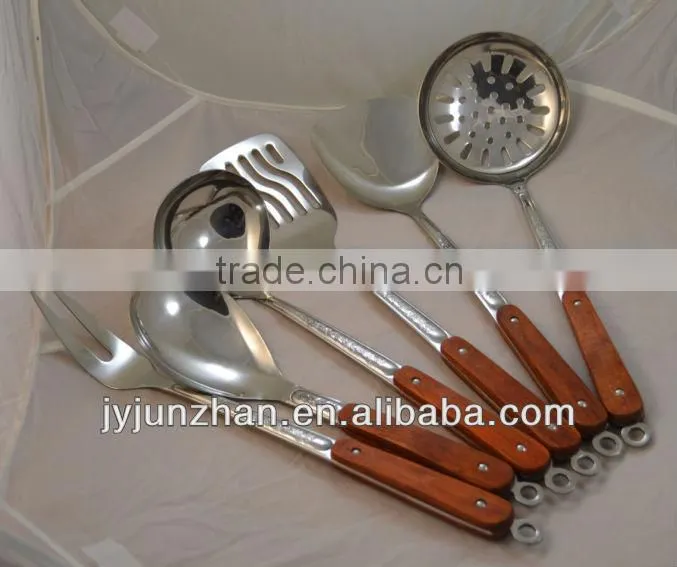 High mirror polishing Stainless Steel kitchen tools utensils made by Junzhan Factory directly and sell directly