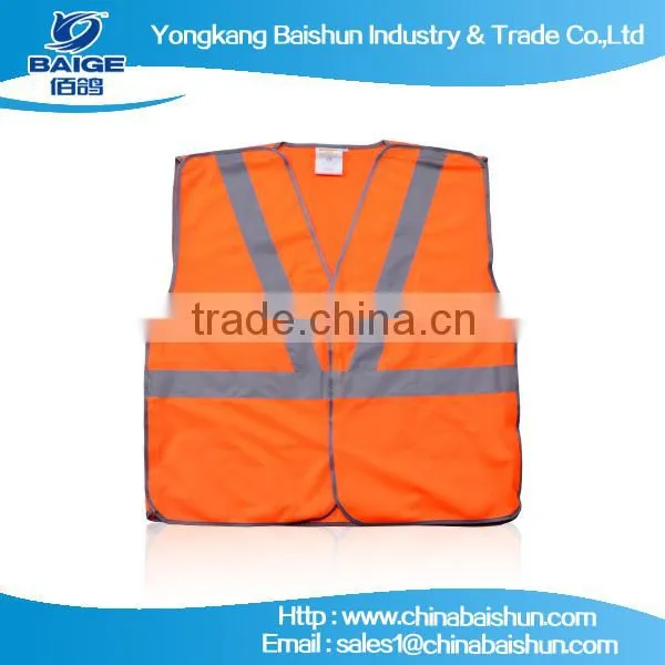 The real shoot fashion style safety vest with black edge