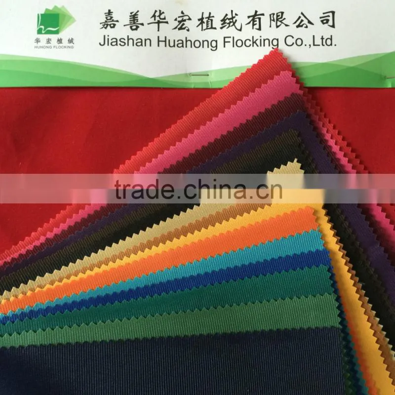 Hot sale velvet flock fabric use for box bag cover