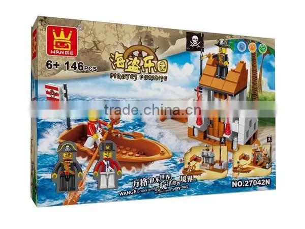 Pirate building blocks toys for kids