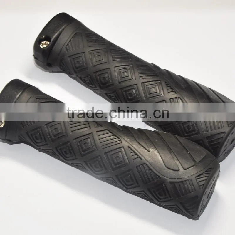 patent new design 2015 mixed full color TPR PVC ergonomics human engineering super soft lock handlebar bicycle grip