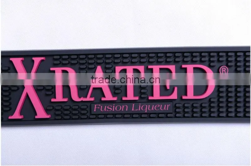 Drinkpromo branded bar mat PVC rubber bar mat