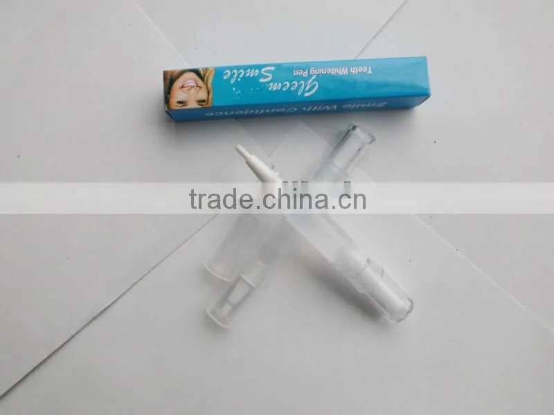clear carbamide peroxide teeth whitening gel pen with nice box(CE)