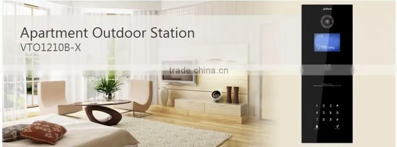 Dahua home security system video door phone with camera