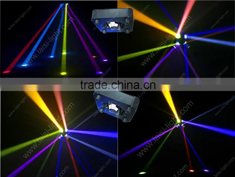 4x3W tricolor LED dynamic beam lights led effect light RGB light led