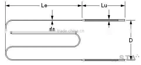 Hot sale factory price Lab furnace MoSi2 heating elements, HIGH TEMPERATURE MoSi2 Molybdenum Disilicide heating elements