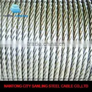 6*37+FC High Tension Strength Steel Wire Rope