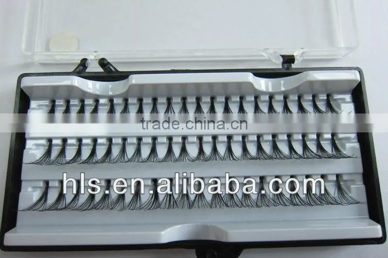 Professional workmanship individual eyelash extension/flare synthetic clusters