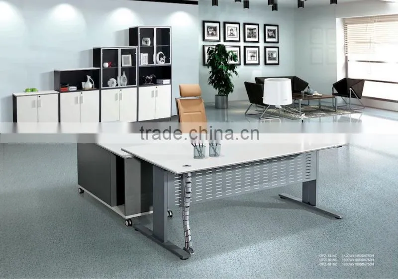 2015 China manufacturer hot sale office furniture wooden executive desk manager table office boss table GZH-1414