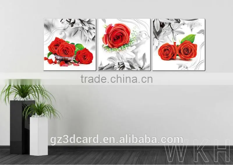 New Material PET 1.5mm No Frame Picture Decoration Images Changing Wolf 3D Picture