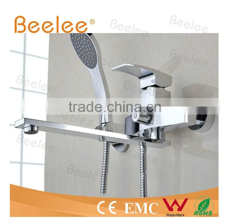 Wall Mounted Bathroom Shower Dual Handles Bathroom Faucet,Tap Faucets