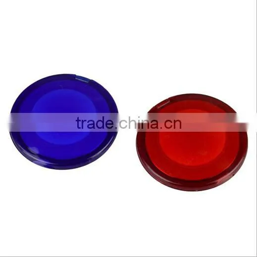 Mixed colors round shape plastic personallized folding pocket mirror