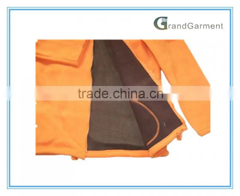 Women's Fluorescent Fleece Jacket with Mesh Lining
