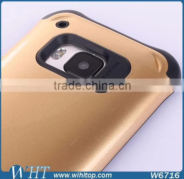 2 in 1 Hybrid Armor Protective Case for HTC One M9, for HTC One M9 Armor Case New Products