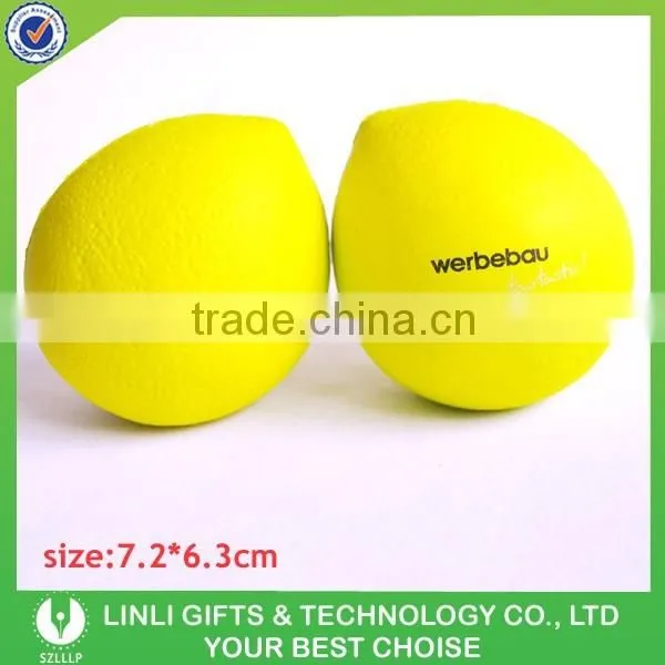 Oem Logo Promotional Gift PU Stress Lemon