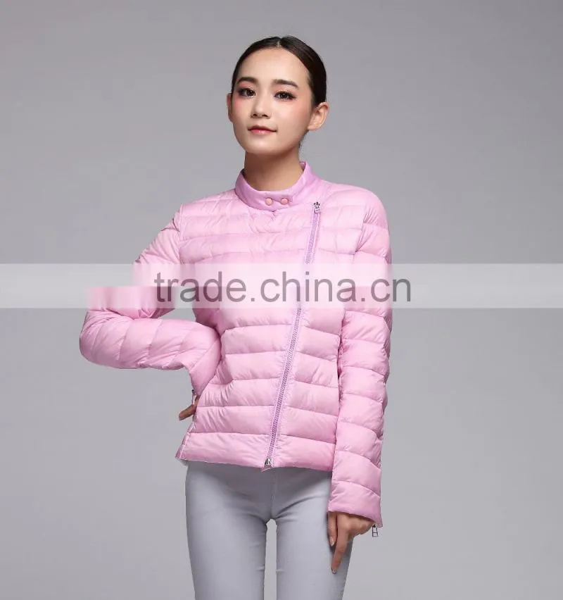 Breathable Goose Down short Coat for Lady