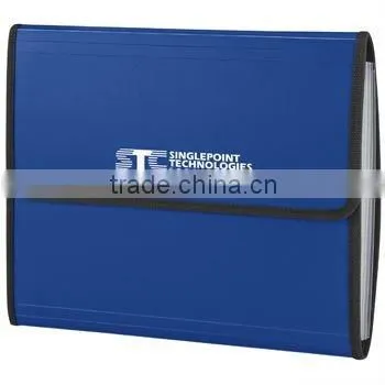 A4 PP expandable file case with notepad for promotion-HYFD001