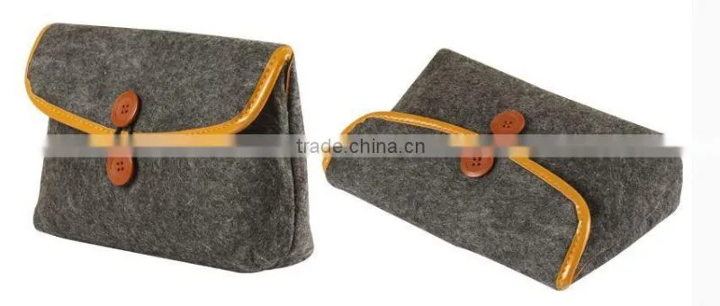 new key chain purse, felt material, key cases car charger, mobile power charging treasure pouch, universal digital accessories