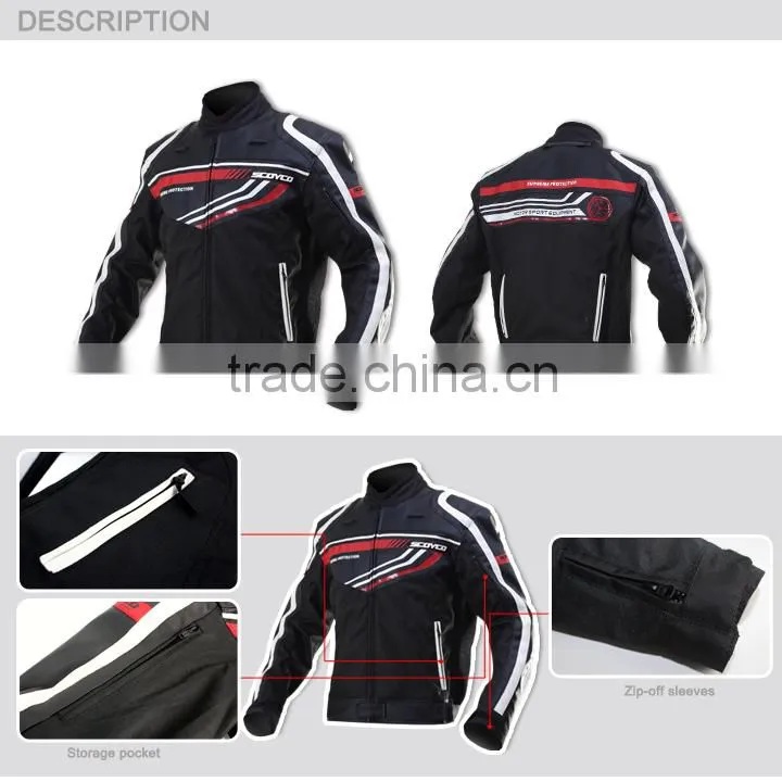 MOTOCYCLE RIDING JACKET jk37 SCOYCO PU leather