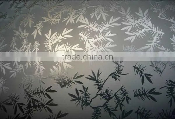 4-6mm Little bar code Acid Etched Glass