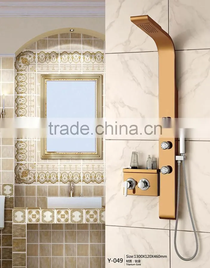 Bathroom accessories 304 stainless steel rain set shower panels Y-049
