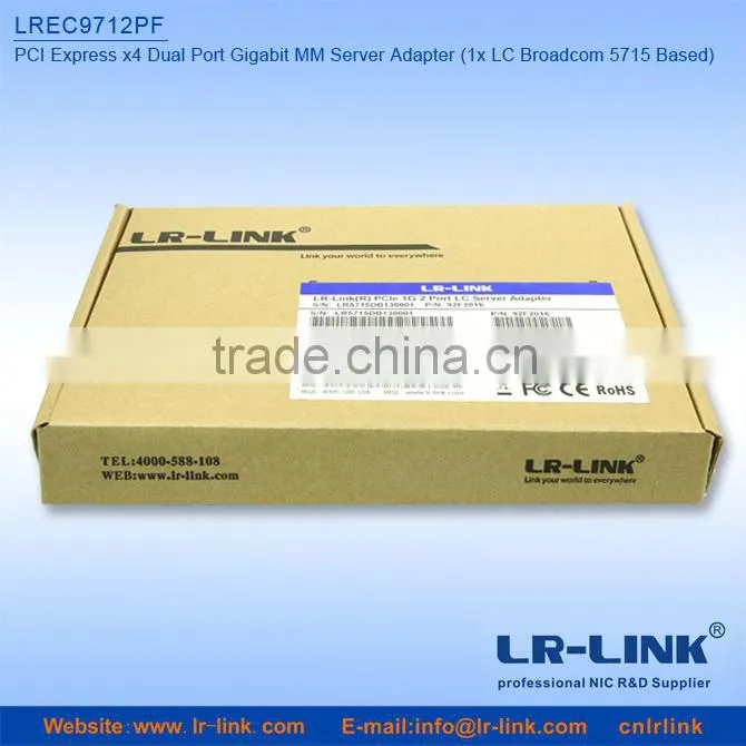 Special Offer BCM5715S PCI Express 1000FX Fiber Optic LC Connector Gigabit Ethernet Nic