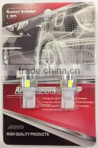 new car led light bulbs Ceramics t10 2.5w 12V Imitation lumens Body Pure White Ceramics