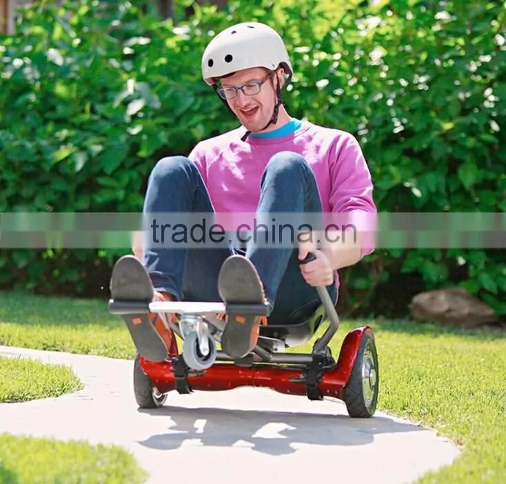 2016 adjustable seat hoverkart for two wheels self balance scooter hoverboard go kart Sitting Chair